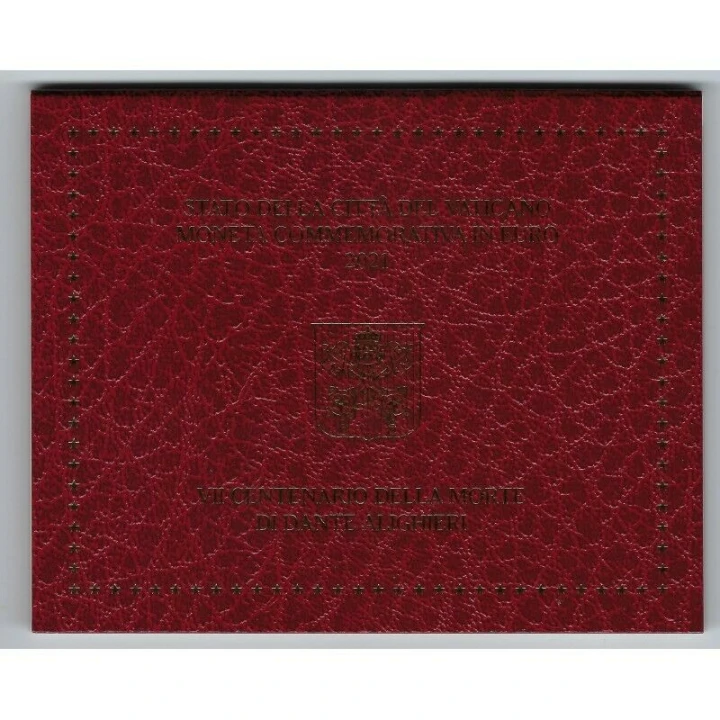 2 euro Watykan Dante Alighieri 2021