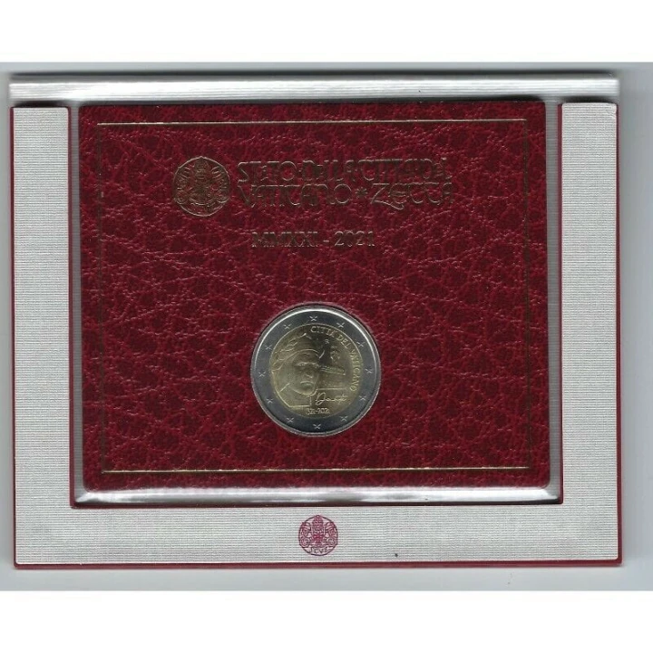 2 euro Watykan Dante Alighieri 2021
