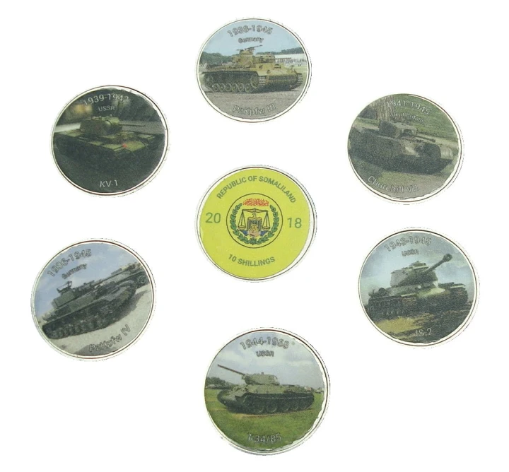 Zestaw Somaliland x 6 Czołgi 2018