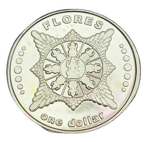 Indonezja Flores 1$ Żaglowiec Roter Lowe 2021