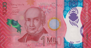 Kostaryka 1000 colones Mulak 2019 P-280