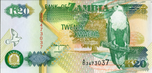 Zambia 20 kwacha Antylopa 1992 P-36b