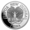 Papua NG 1 kina Rajski Ptak 1 oz Ag.999 2022