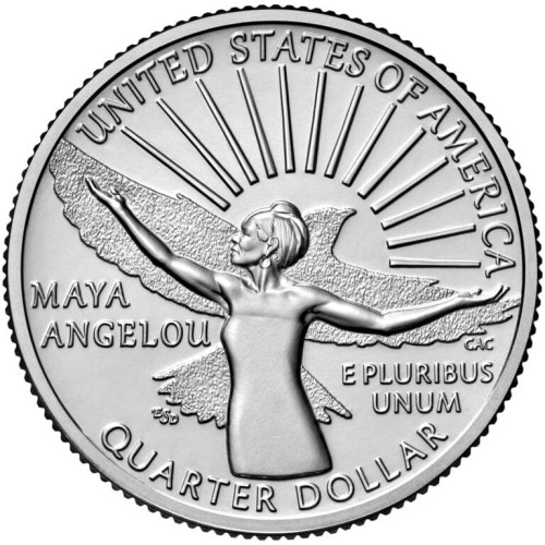 USA 25 c American Women Maya Angelou 2022 nr1