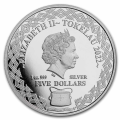 Tokelau 5$ Sowa 1 oz Ag.999 2022