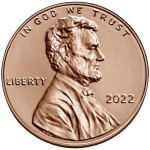 USA 1 cent A. Lincoln E Pluribus Unum 2022