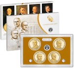 USA Proof set 4 x 1$ Prezydenci "S" 2014