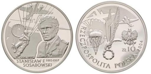 10 zł Stanisław Sosabowski 2004