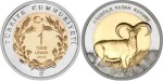 Turcja 1 lira Muflon anatoliski 2015