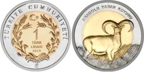 Turcja 1 lira Muflon Anatolijski 2015.jpg