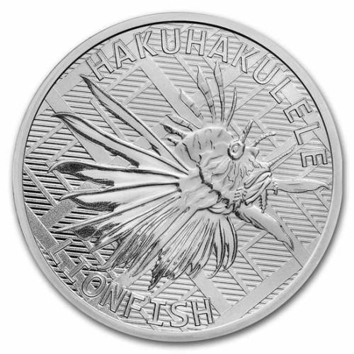 Tokelau 5$ Lionfish 1 oz Ag.999 2022