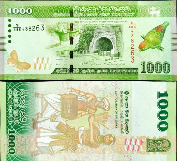 Sri Lanka 1000 Rupii Tańce 2020 P-127