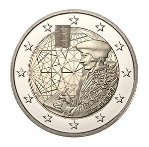 2 euro Luksemburg 35 lat programu Erasmus 2022