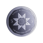 Tokelau 2$ Tuńczyk 1 OZ Ag.999 2014 (1) (1) (1) (1) (1)