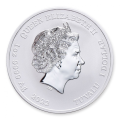 Tuvalu 1$ Gods of Olympus - Athena 2022 1 Oz Ag.999