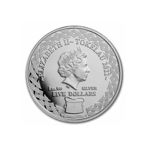 Tokelau 5$ Masked Owl 1 oz Ag.999 2022