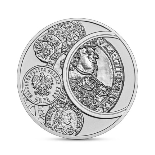 50 zł XVI Międzynarodowy Kongres Numizmatyczny 2022 3oz Ag.999