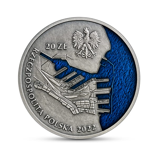 20 zł 100-lecie Portu Gdynia 2022
