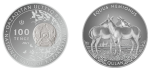 Kazachstan 100 tenge Osioł Kułan 2021