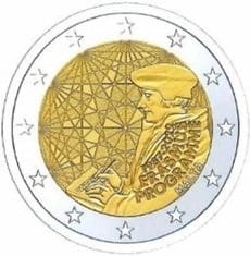 2 euro Malta 35 lat programu Erasmus 2022