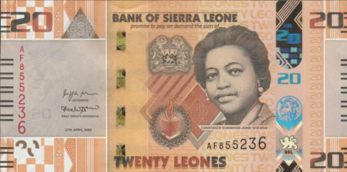 Screenshot 2022-09-12 at 09-08-27 Banknoty 20 Leones (Sierra Leone(2022 Redenomination) Wor P-38.png