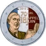 2 € Francja Charles de Gaulle 2010 (1)