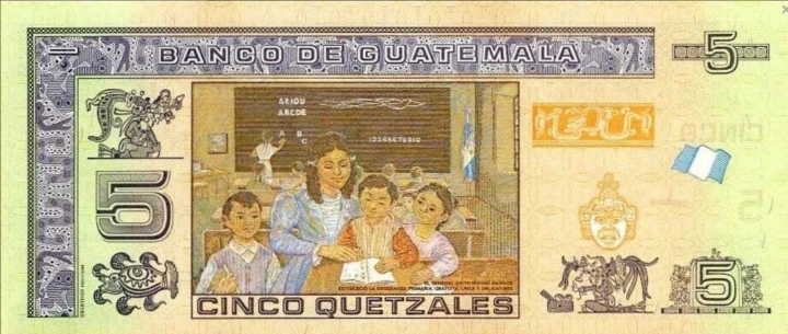 5 Quetzales (Gwatemala(2010-2020 - emisja) Wor P-122Аd
