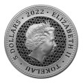 Tokelau 5$ Bull and Bear 1 oz Ag.999 2022