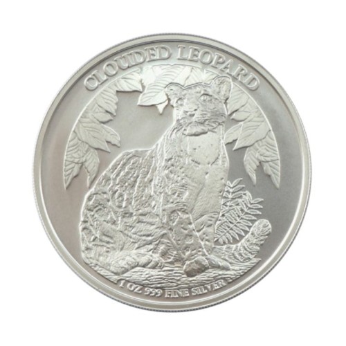 Kambodża 3000 Riel Leopard 1 Oz 1 oz Ag.999 2023