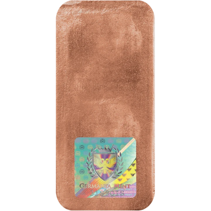 Germania Mint Copper Bar 1000 g Cu 999.9