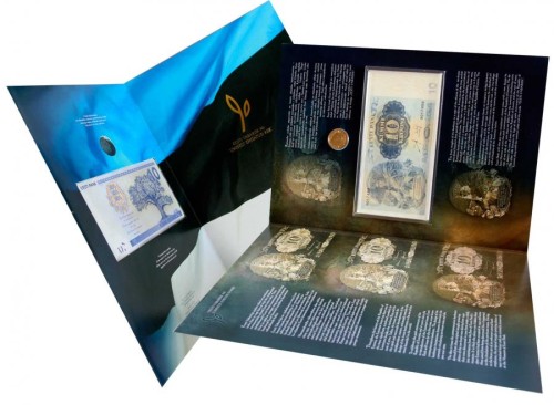 Estonia 10 KR 90 lat Republiki 2008 P-90