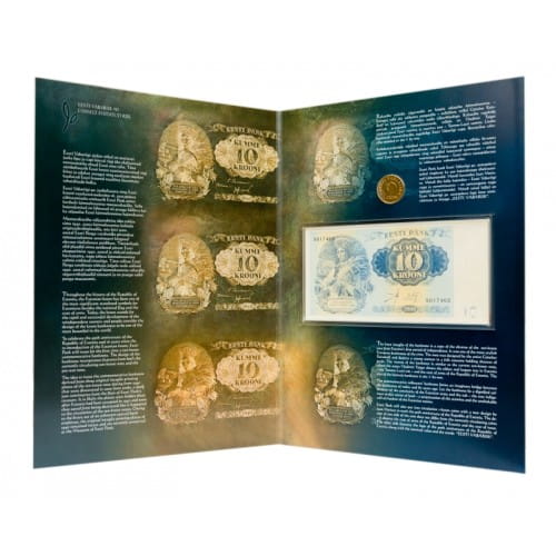 Estonia 10 KR 90 lat Republiki 2008 P-90