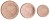 Euro set Estonia zestaw menniczy x 3 1,2,5 cent 2018+