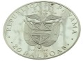 Panama 20 balboa Simon Bolivar 1974 129,59g Ag