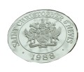 St Kitts & Nevis 100$ Koliber 1988 3,85oz Ag.999