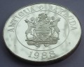 Antigua i Barbuda 100$ Czapla złotawa 1988 3,85oz Ag.999