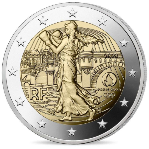 2 euro Francja Olimpiada Boks 2023