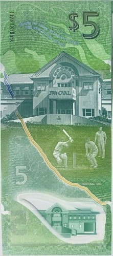 Barbados 5$ Krykiet 2022 P-81