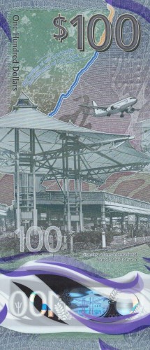 Barbados 100$ Lotnisko 2022 P-85