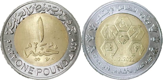 Egipt 1 funt Niepełnosprawni 2022