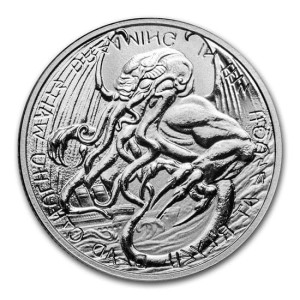 Tokelau 2$ Tuńczyk 1 OZ Ag.999 2014 (1) (1) (1) (1) (1)