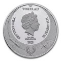 Tokelau 2$ Cthulhu 1 oz Ag.999 2021