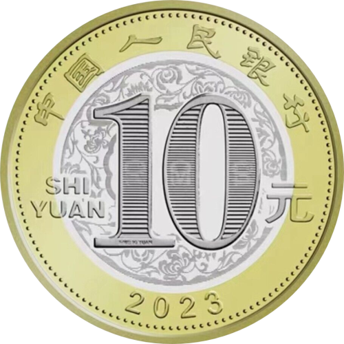 Chiny 10 yuan Rok Królika 2023