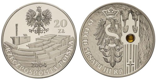 20 zł 15-lecie Senatu III RP 2004