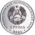 Naddniestrze 1 rubel Kosmos Lot grupowy 2021