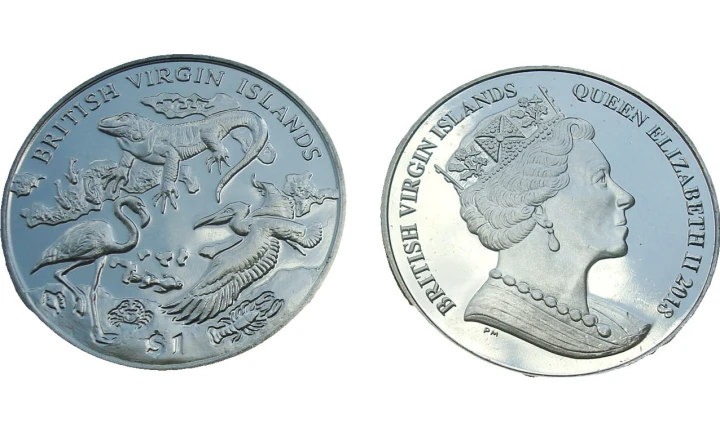 Brytyjskie Wyspy Dziewicze 1 $ Dzika przyroda 2018