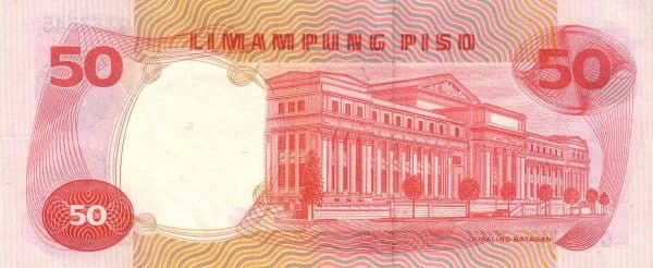 Filipiny 50 piso Pałac 1969 P-146b