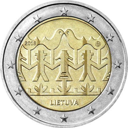 2 euro Litwa Festiwal Pieśni i Tańca 2018