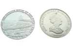 Tristan Da Cunha 1 crown HMS Colossus 2008