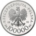 100000 zł Hubal 1991